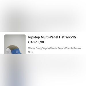 Lululemon Athletica Multi-Panel Hat - Blue, White, Brown